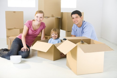 Commercial moving team planning an office relocation in Becontreeheath
