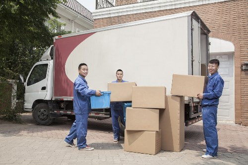Home moving team preparing a property move in Becontreeheath
