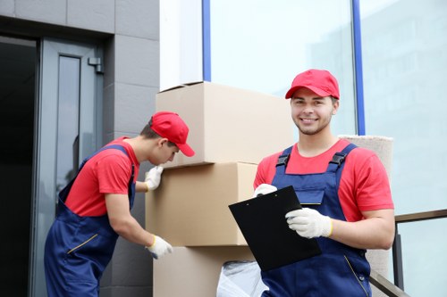 Man with van service helping with a local move in Becontreeheath