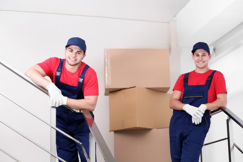 Removal team planning a house move in Becontreeheath