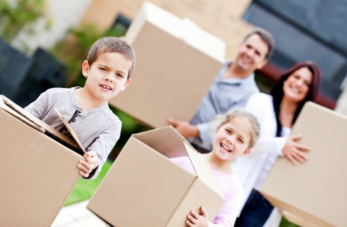 Commercial transport for office or business items in Becontreeheath