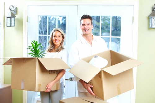 Local moving truck used for property and office removals