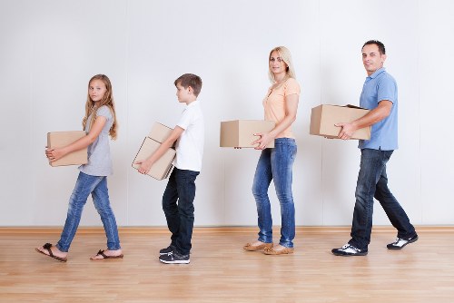 Careful packing and lifting during a man and van removal in Becontreeheath