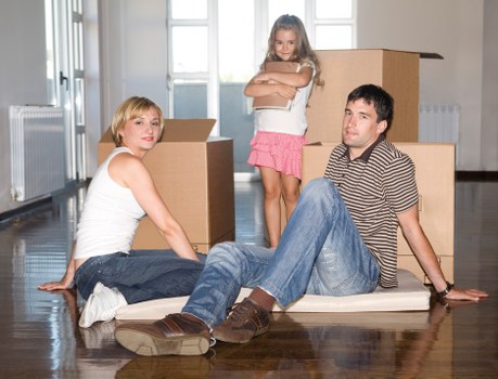 Careful handling of office equipment during a commercial move